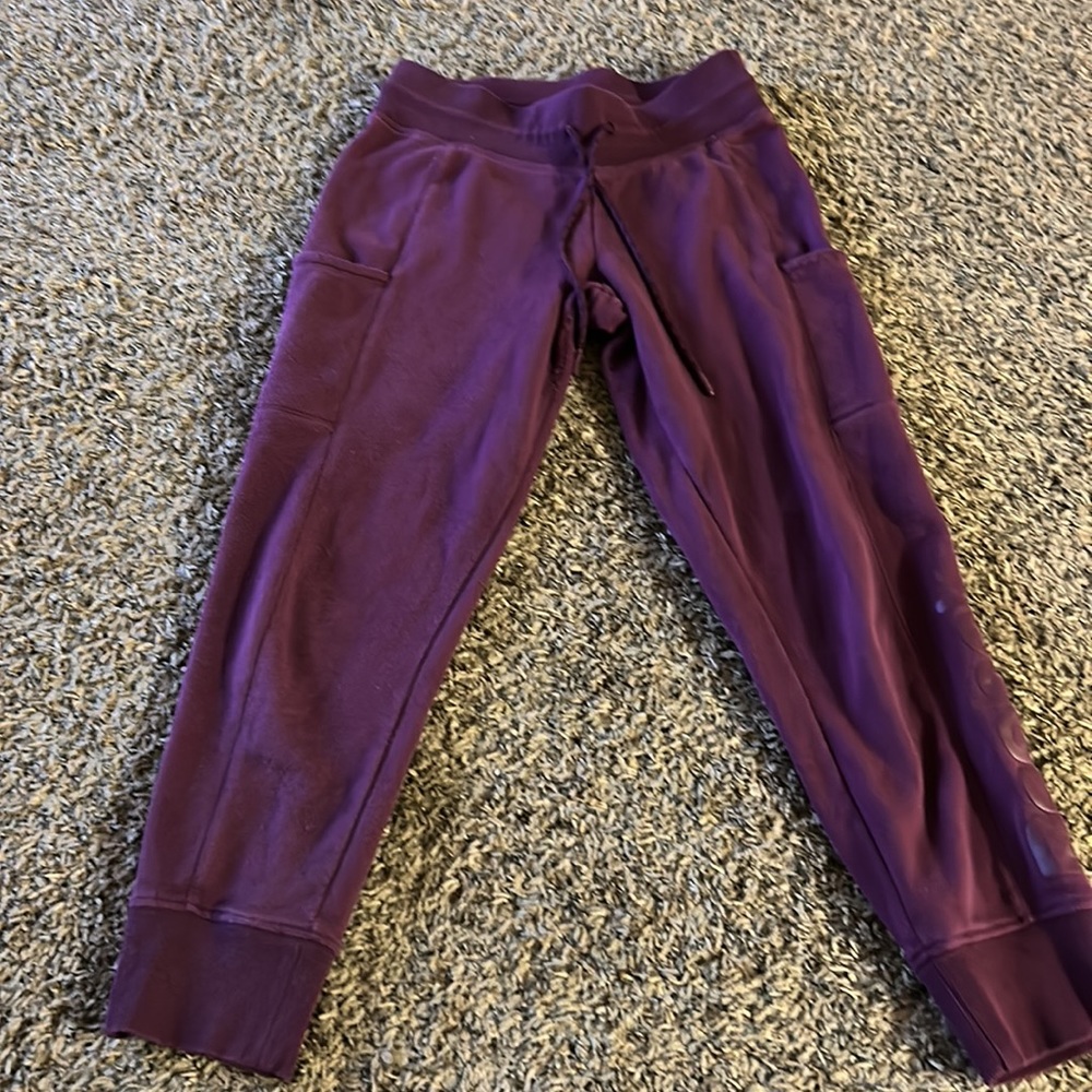 Maroon Reebok Sweats - Picture 2 of 3